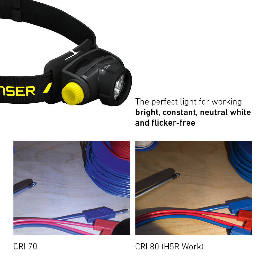 Ledlenser H5R WORK Rechargeable Head Torch - 502194