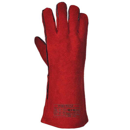 Portwest Split Leather Welding Gauntlet Glove - A500