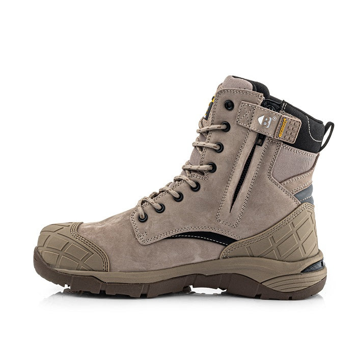 Buckbootz Waterproof Side Zip High Leg Safety Boot - BLASTZSTN