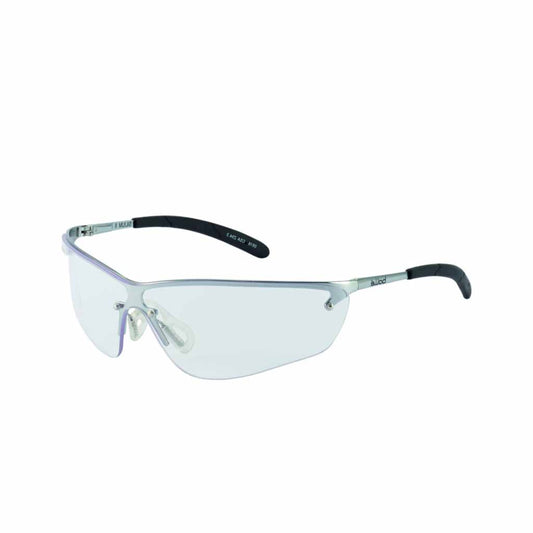 Bolle Silium Clear Lens Safety Glasses PPE Eye Protection Specs - SILPSI