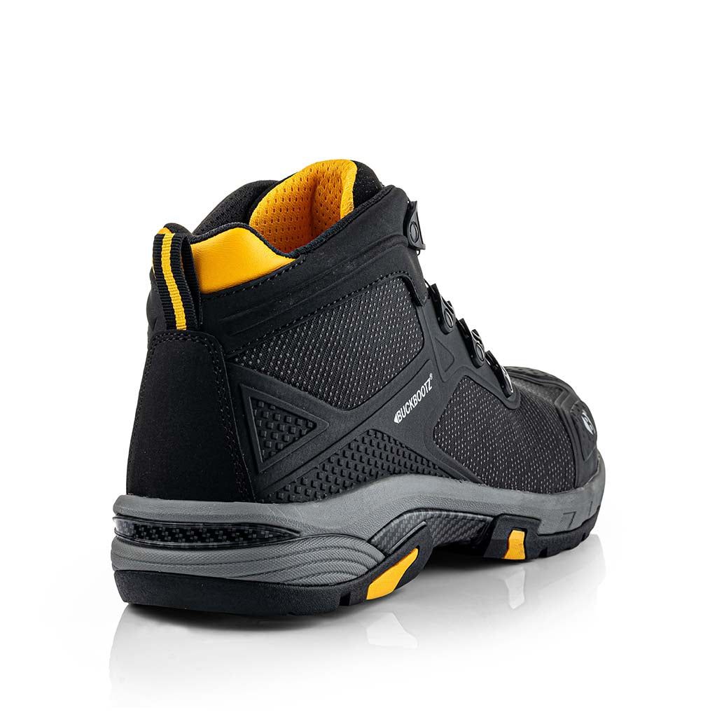 Buckbootz Non Metallic Lightweight ESD FITGO Safety Boots - WHEELZMID