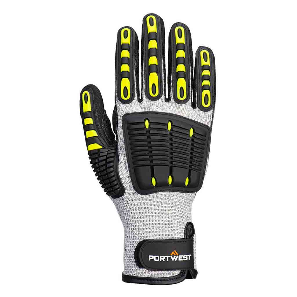 Portwest Cut Resistant Gloves, Thermal Anti Impact Hand Protection
