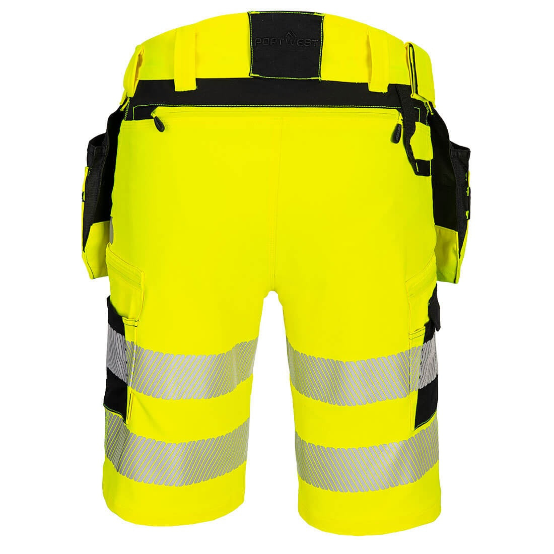 Portwest DX4 Hi-Vis Shorts With Detachable Holster Pockets - DX446