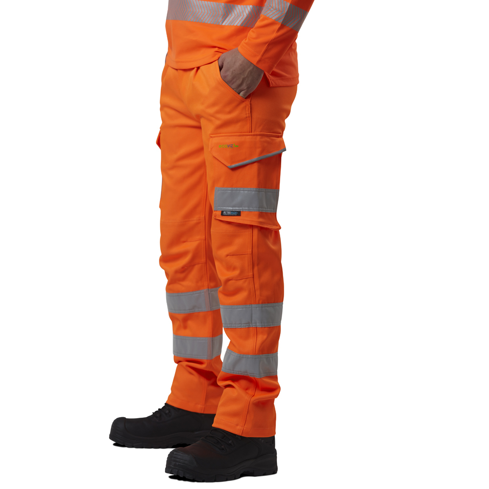 Kingford Hi Vis Stretch Cargo Trouser - CT04