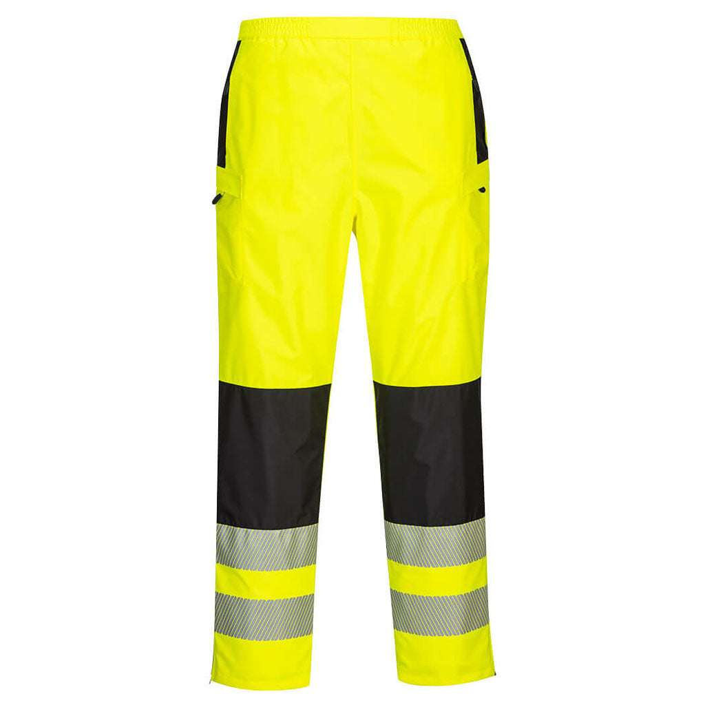 Portwest Womens Hi-Vis Rain Trousers - PW386