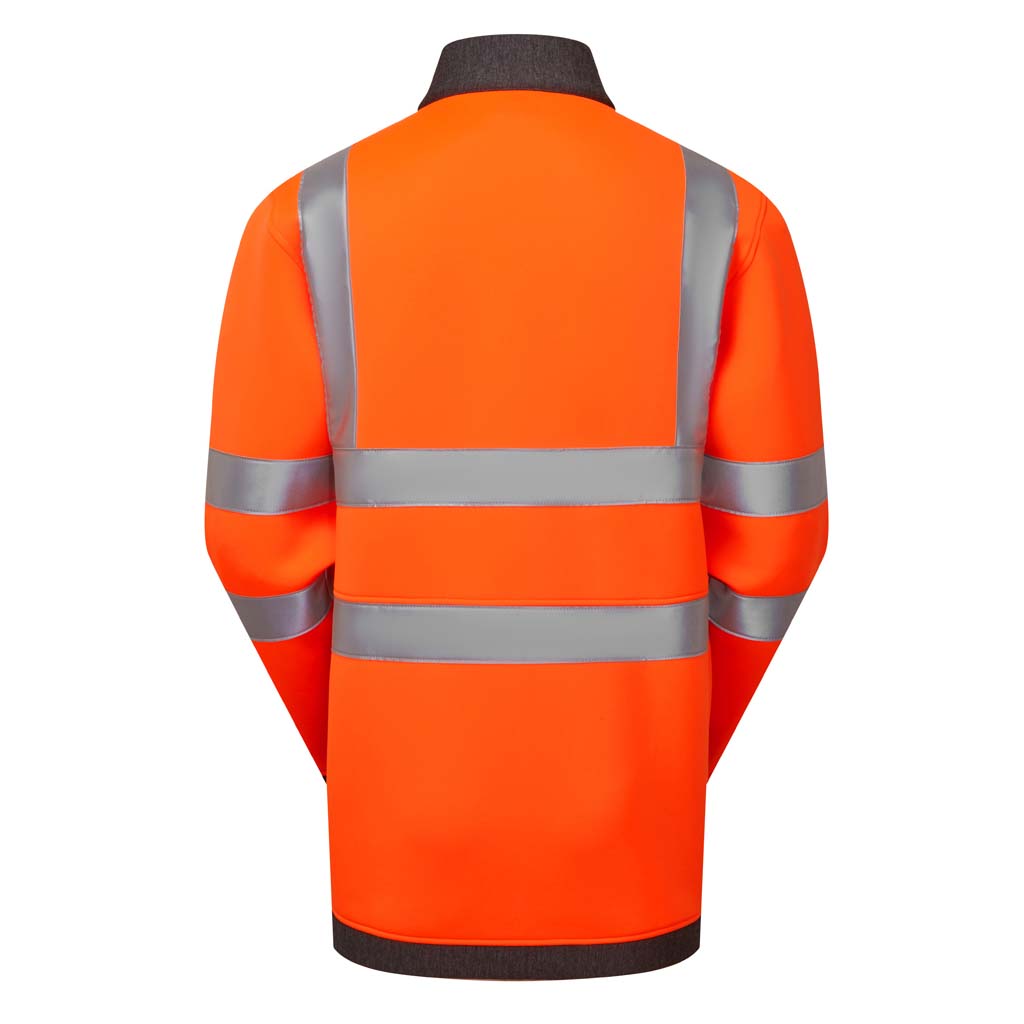 Leo Hi Vis Stretch Full Zipped Sweatshirt - ARGANITE SS07