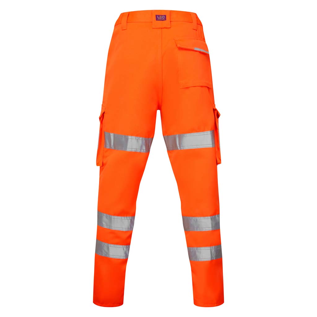 Leo Workwear Women's Hi Vis Cargo Combat Trouser - CL01