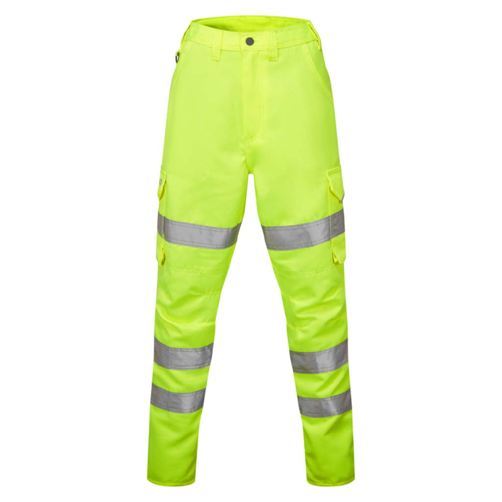 Leo Workwear Women's Hi Vis Cargo Combat Trouser - CL01