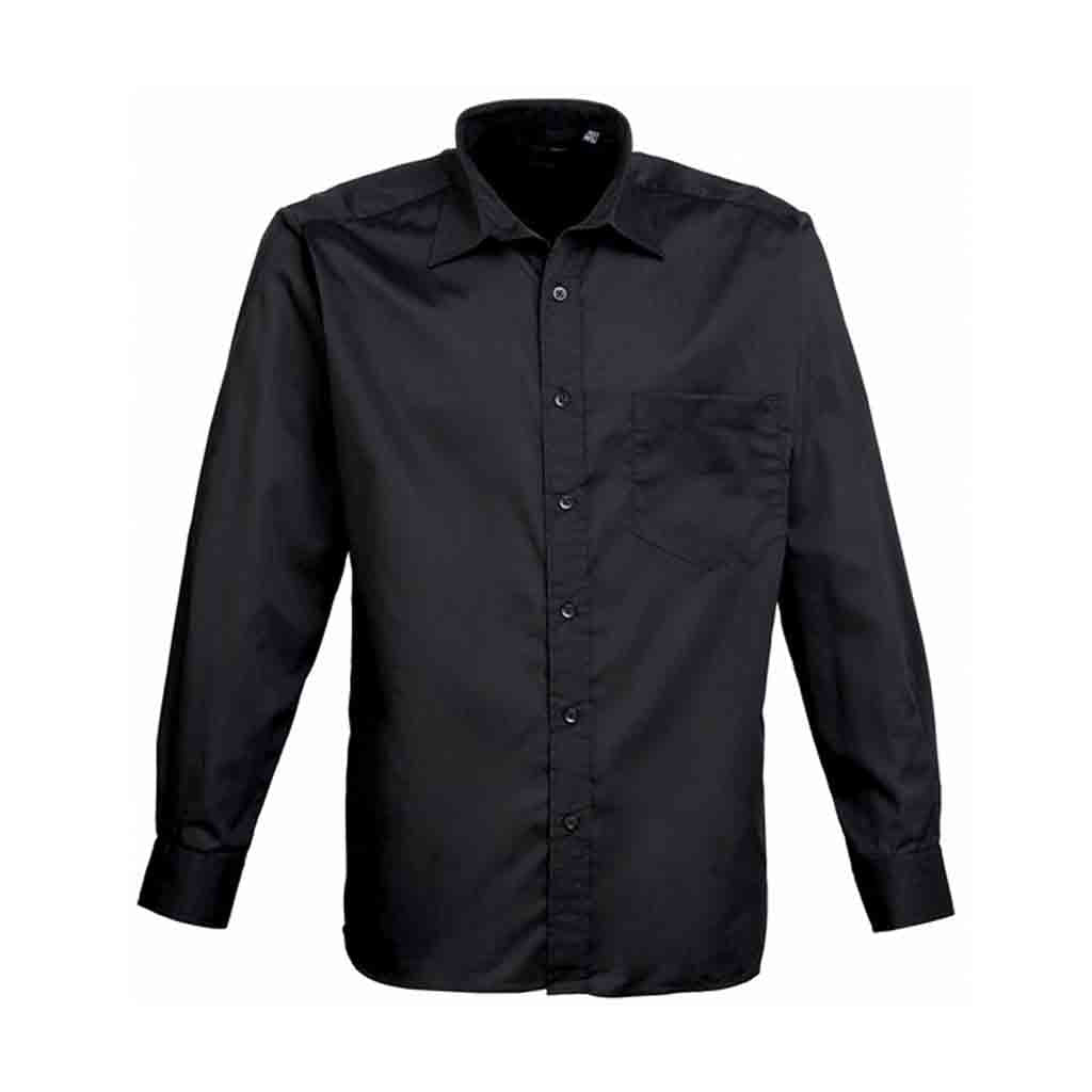 Mens Premier Long Sleeve Tailored Work Shirts - PR200