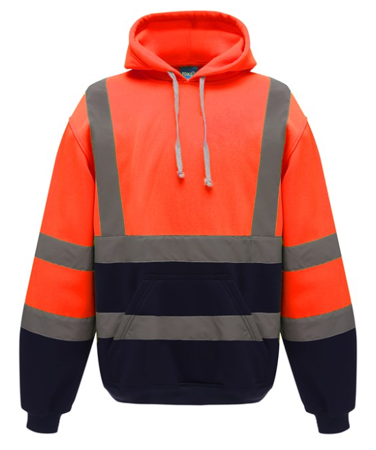Yoko Hi Vis Pullover Hoodie, Class 3 - YK032