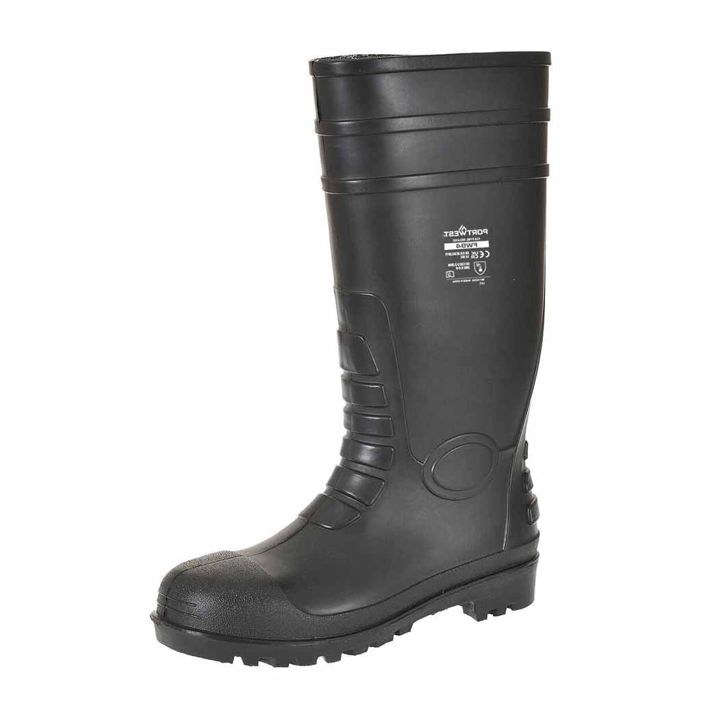 Portwest Classic Safety Wellington Boot S4 - Steel Toe SRC - FW94
