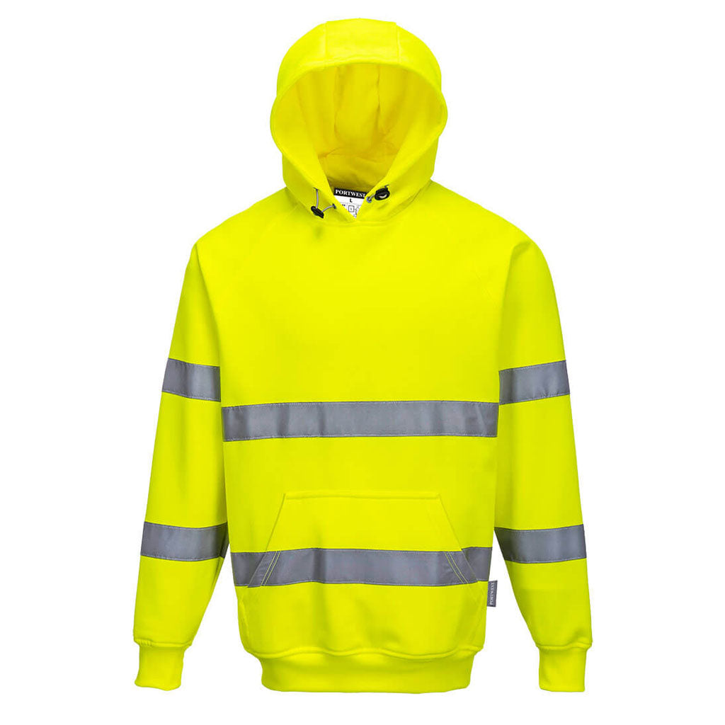 Portwest Hi Vis Comfort Hoodie, Class 3 - B304