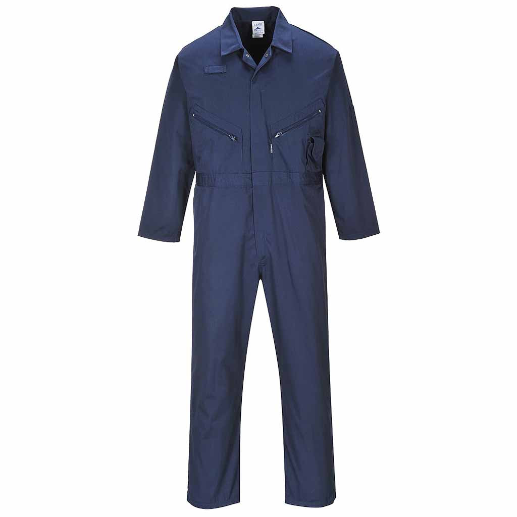 Portwest Mens Zip Up Coverall Boilersuit - C813