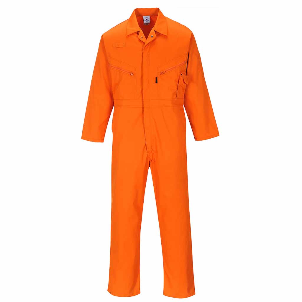 Portwest Mens Zip Up Coverall Boilersuit - C813