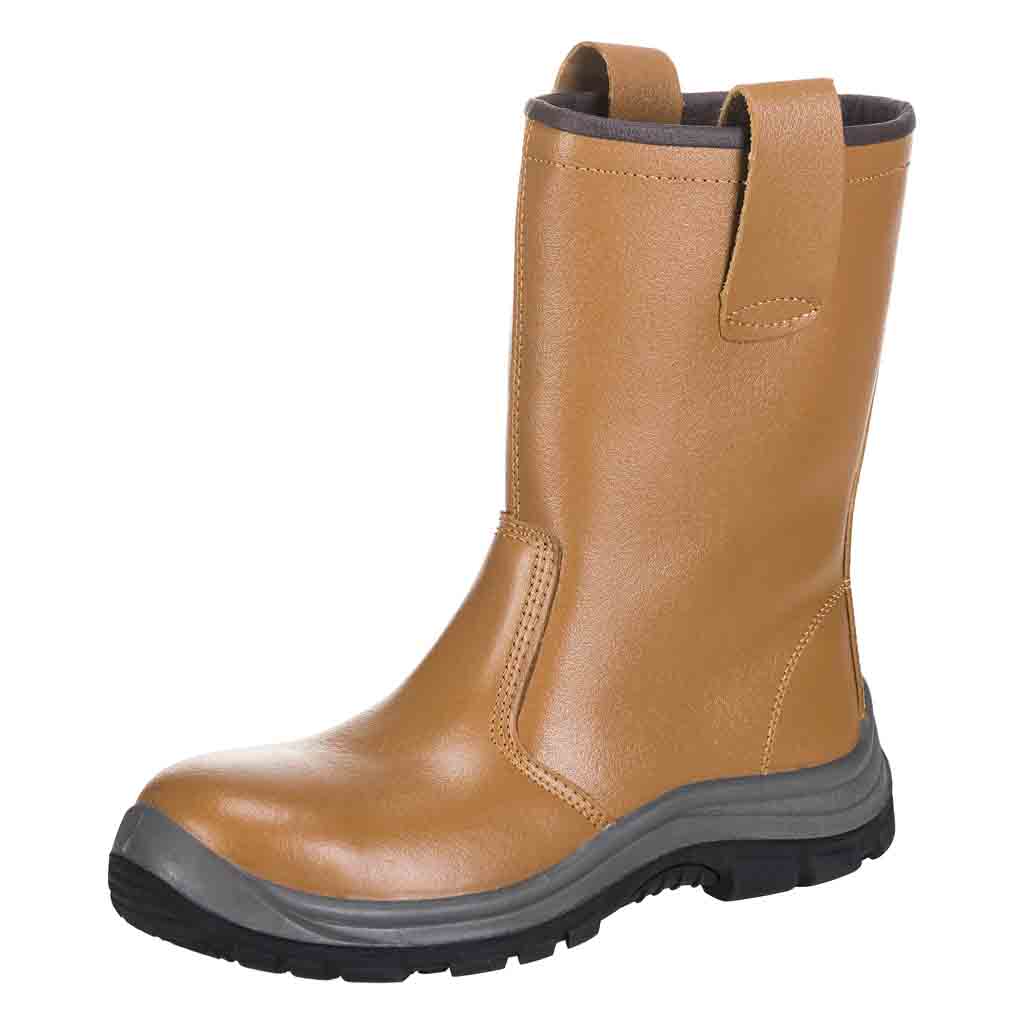 Portwest Steelite Tan Rigger Boot - Steel Toe & Midsole S1P HRO - FW06