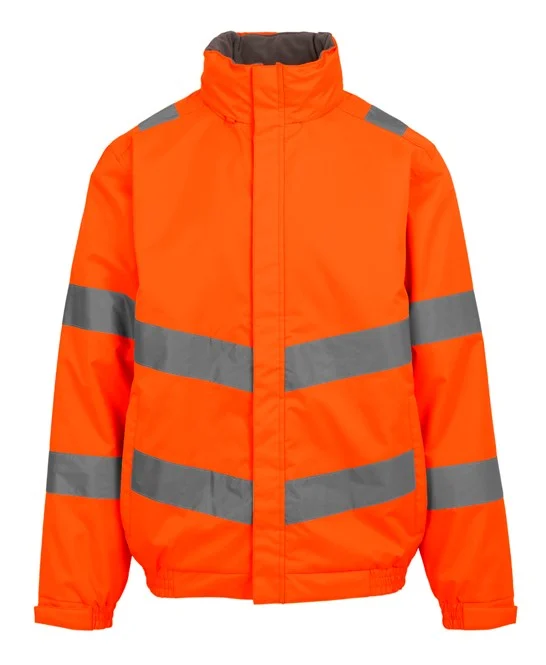 Regatta Waterproof Hi-vis Fleece Lined Lightweight Jacket - RG477