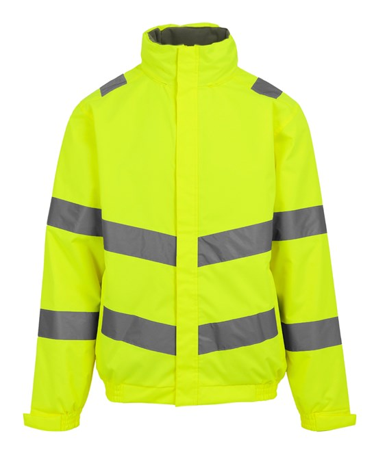 Regatta Waterproof Hi-vis Fleece Lined Lightweight Jacket - RG477