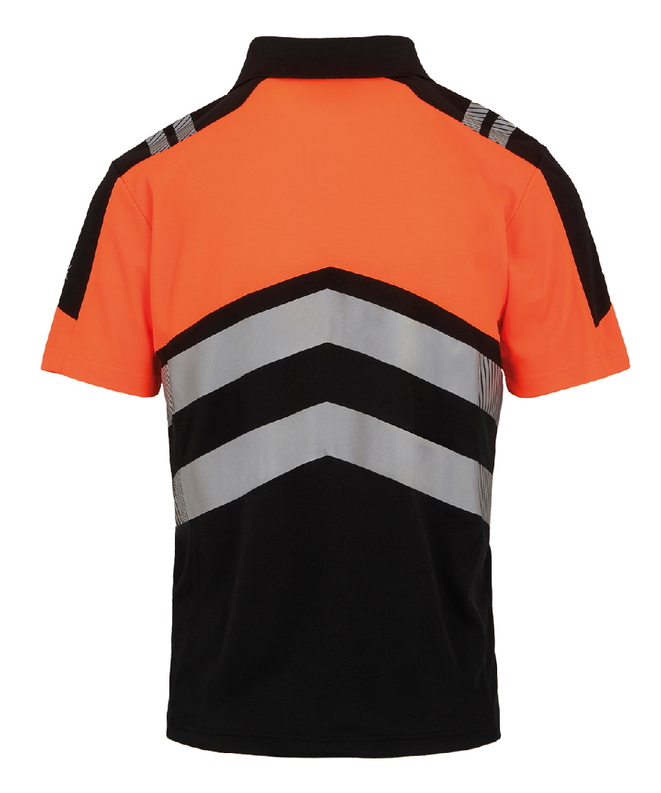Regatta Quarter Zip Hi-Vis Eco Polo (Class 1) - RG482
