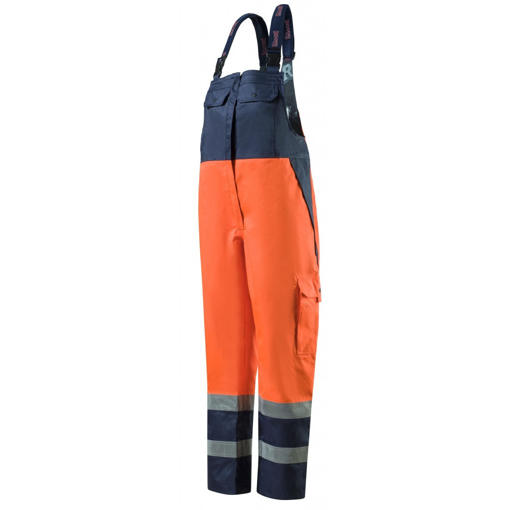 Roots Hi Vis Waterproof Flame Retardant Classic Stormbuster Bib & Brace Coverall - RO1527