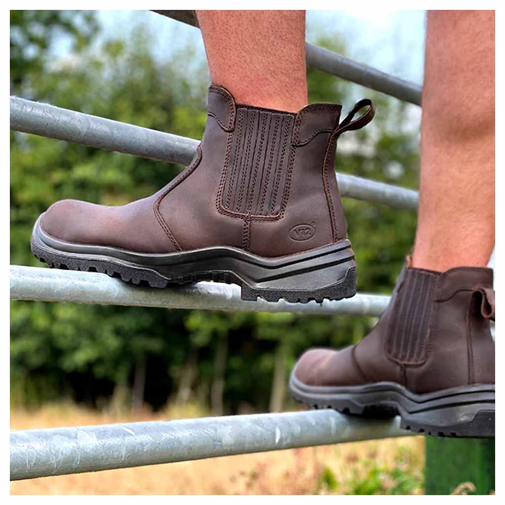 V12 Stallion STS Leather Dealer Boot, S1P - VR610.01