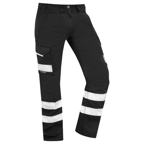 Ilfracombe Hi Vis Cargo Trousers Black - CT02
