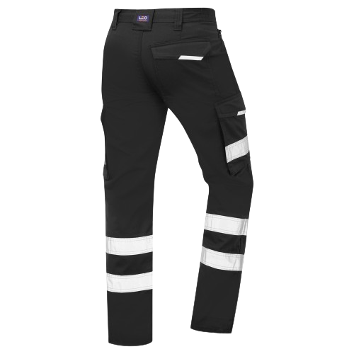 Ilfracombe Hi Vis Cargo Trousers Black - CT02