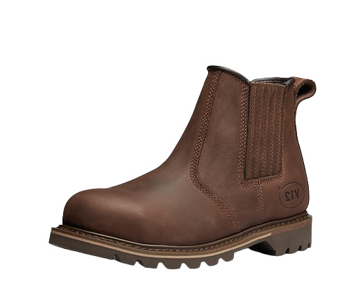 V12 Rawhide Safety Dealer Boots Steel Toe Oil Stuffed Leather Boot - V1231