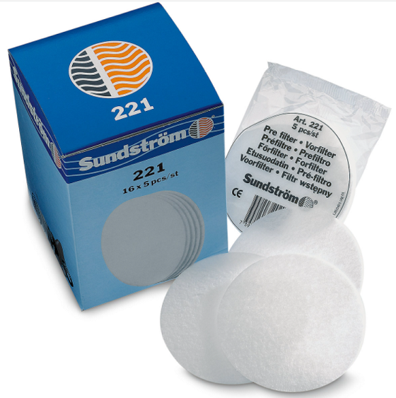 Sundstrom SR Pre-Mask-Filter (Pack of 80) - 166800