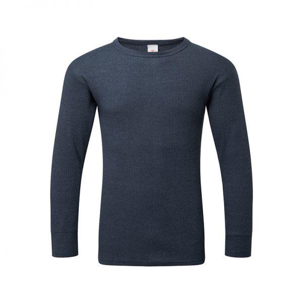 Thermal Long Sleeve Vest - Denim - XX-Large