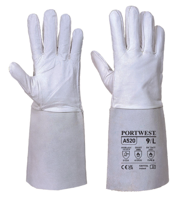 Portwest Premium Tig Welding Safety Gauntlet - A520