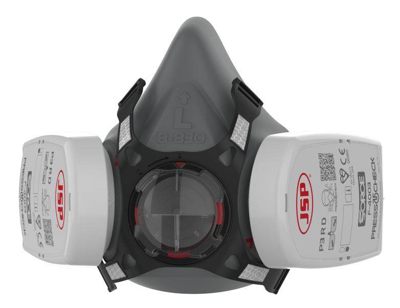 Force 8 Half-Mask Respirator & Typhoon Valve Face Mask - JSP