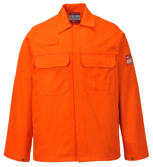 Portwest Bizweld Stud Front Flame Retardant Jacket - BIZ2