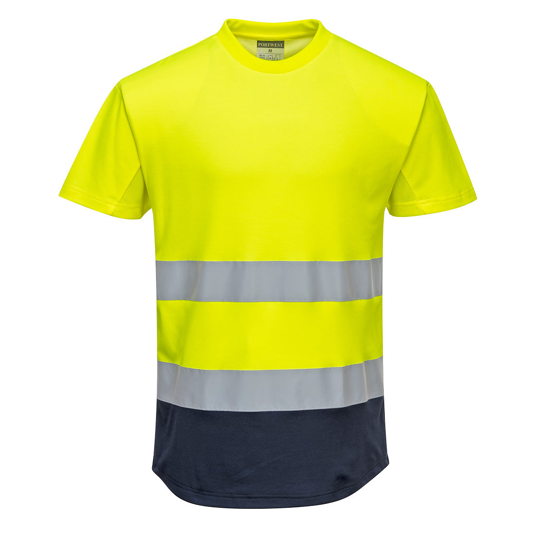Portwest Hi vis T-Shirt Two Tone with Mesh Pannels - C395