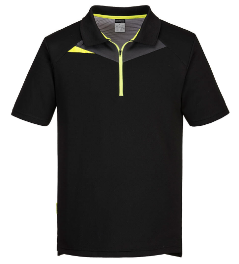 Portwest DX4 Contrast Zip Polo Shirt - DX410