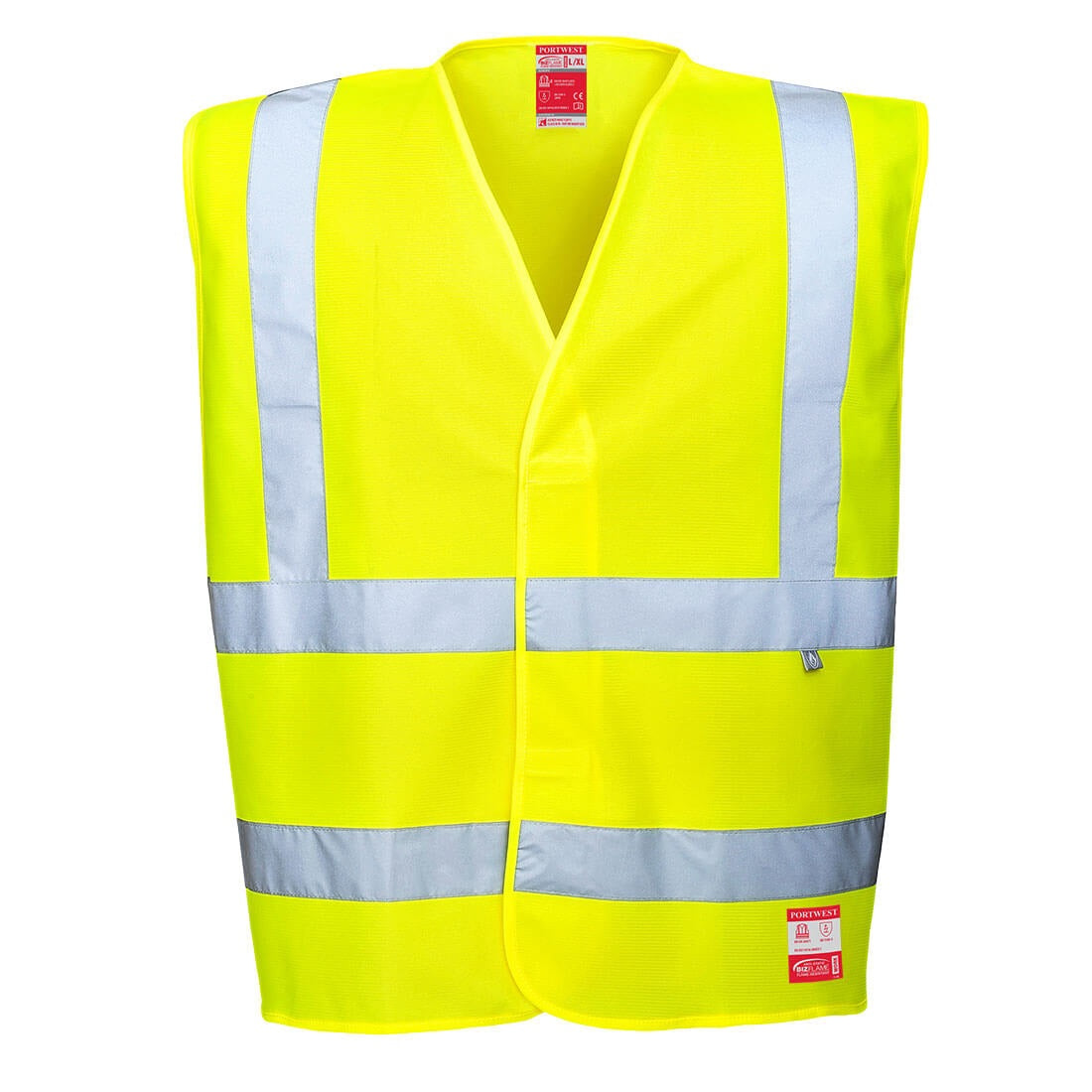 Portwest Hi Vis Vest, Anti Static, Flame Resistant - FR71
