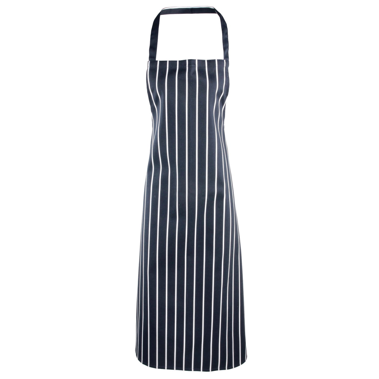 Premier Striped Butchers Bib Apron - PR110