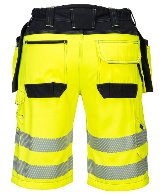 Portwest PW3 Hi Vis Holster Work Shorts - PW343