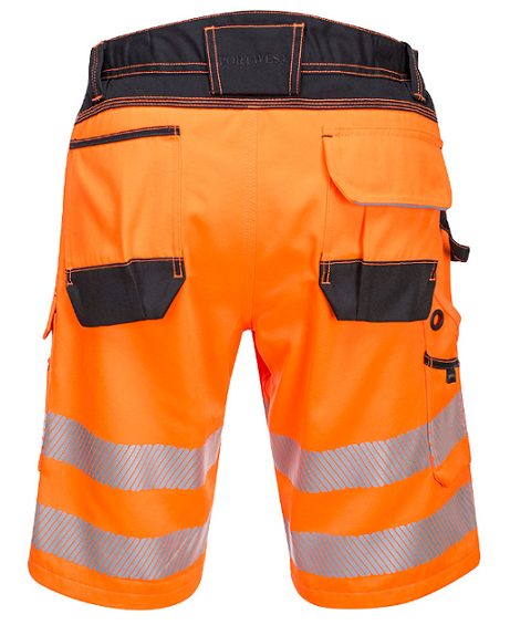 Portwest PW3 Hi Vis Cargo Work Shorts - PW348