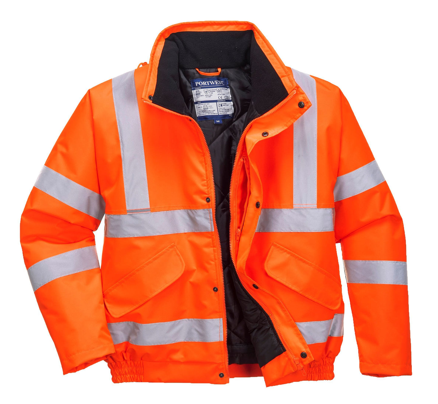 Portwest Hi-Vis Bomber Jacket - S463 - Yarmo Group