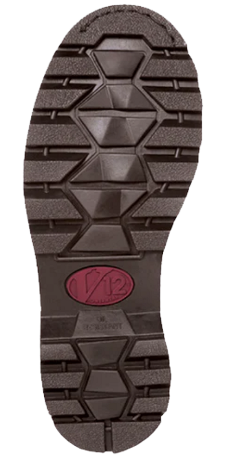 V12 Stampede Tan Leather Safety Dealer Boots - V1241