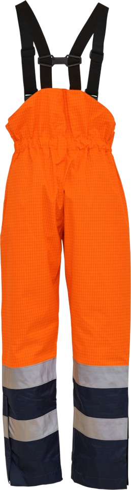 Elka Hi Vis Waterproof Bib & Brace Trousers - 089951R