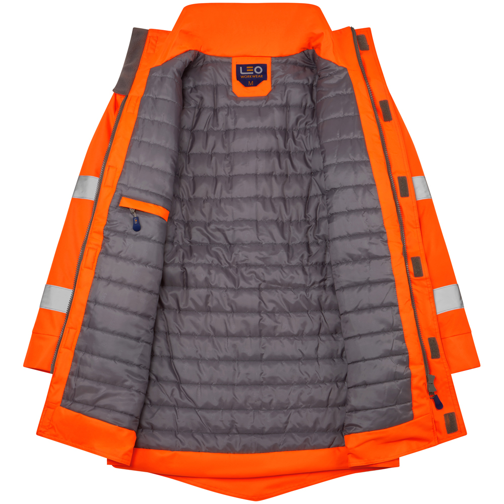 Leo TAWSTOCK Waterproof EcoViz Baffle Lined Anorak - A01