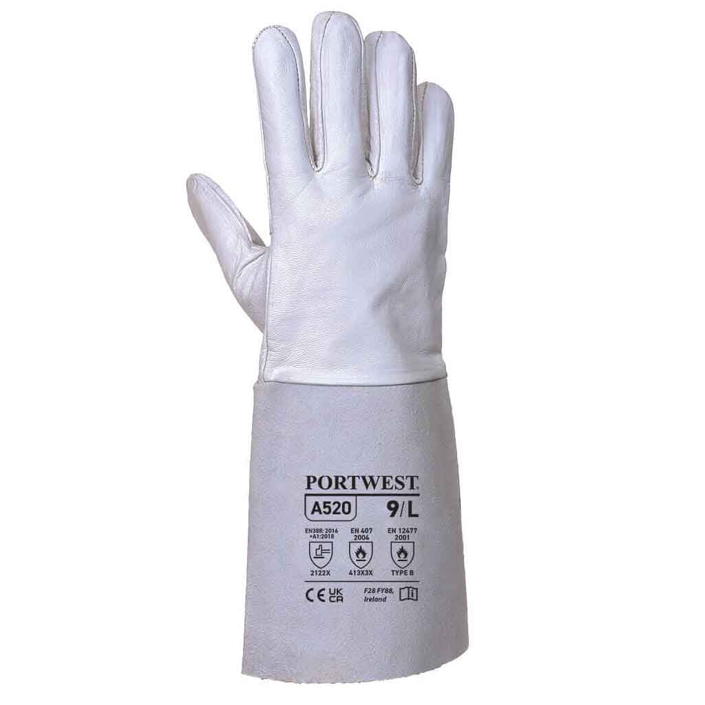 Portwest Premium Tig Welding Safety Gauntlet - A520 – Industrial ...