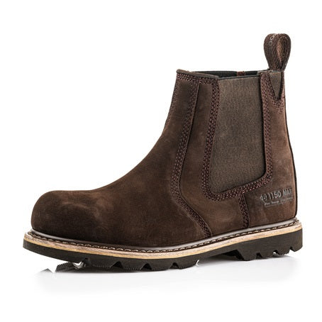 BuckBootz Hard as Nails Leather Safety Dealer Boot - B1150
