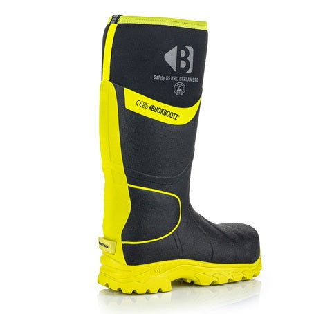 High Visibility Non Metallic Safety Wellington S5 BuckBootz - BBZ8000