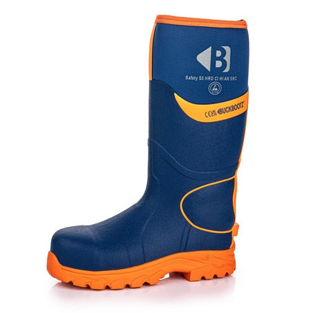 High Visibility Non Metallic Safety Wellington S5 BuckBootz - BBZ8000