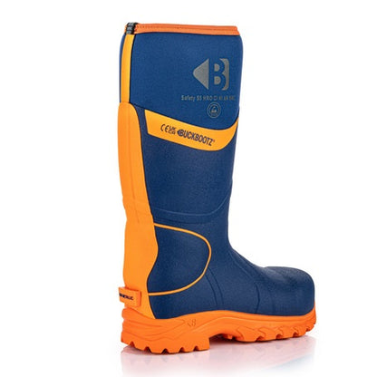 High Visibility Non Metallic Safety Wellington S5 BuckBootz - BBZ8000