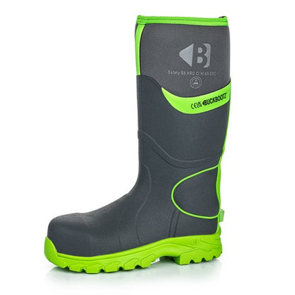 High Visibility Non Metallic Safety Wellington S5 BuckBootz - BBZ8000