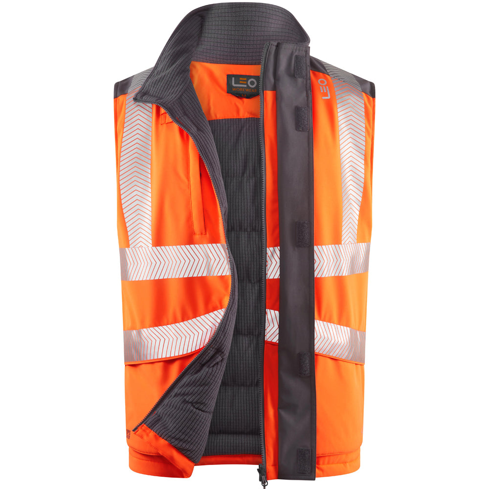 Leo HALSINGER Hi Vis Premium Bodywarmer -BW02