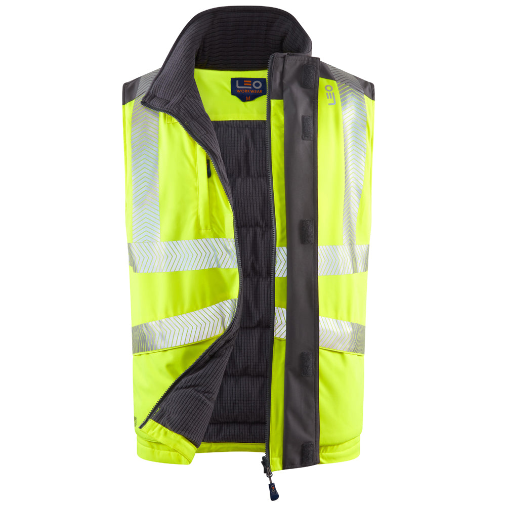 Leo HALSINGER Hi Vis Premium Bodywarmer -BW02